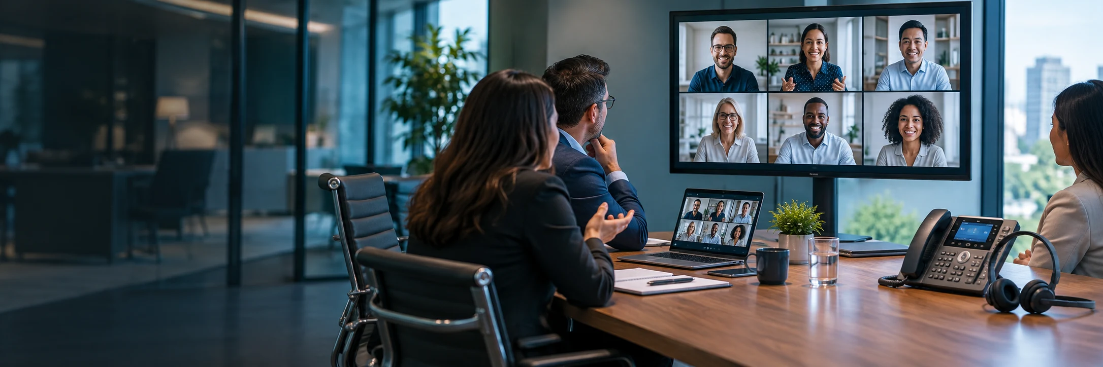 Videoconferencia empresarial, telefonía IP y colaboración